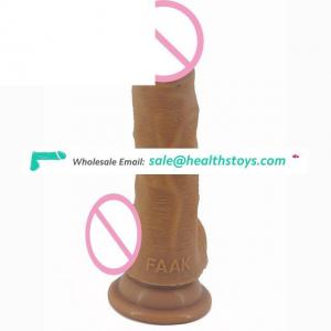 FAAK  Healthy and Silicone  Realistic Dildo and Flexible  Sex Toys Adoults Masturbator for Men and Women