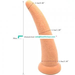 FAAK 10.2" Silicone Anal Plug Anal Sex For Men Masturbation Elephant Penis Realistic Erotic Products for Women Pussy and Anal