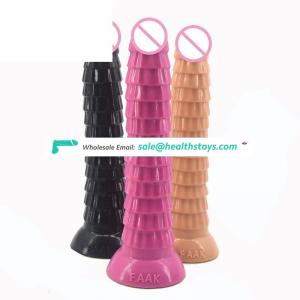 FAAK 10.6 Inch liquid silicone rubber penis sex toys big high quality animal monster dildo with suction cup