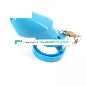 FAAK 10cm Blue CB6000 plastic cage urethral chastity device for male keyholder chastity  penis cage wholesale sex toys