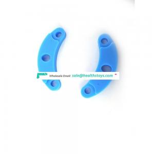 FAAK 10cm Blue CB6000man silicone chastity cage penis cage for male chastity device wholesale sex toys