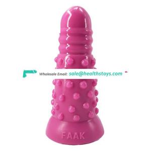 FAAK 18cm 7" 6cm realistic silicone dildo flexible anal plug butt plug safe pink women toys sex adult for female sexual pleasure
