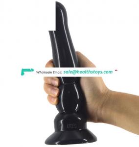 FAAK 19.9CM*4.7CM Small anal plug Real sensuality  PVC Round head G spot stimulate butt plug sex toys anal