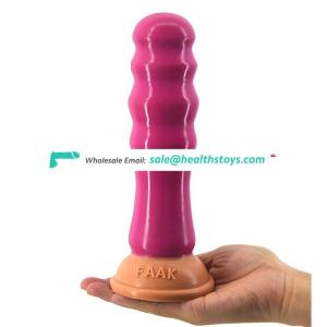 FAAK 21CM*5.3CM Bamboo shape  anal plug artificial dildo butt plug sex toys anal toys sex adult