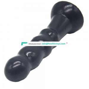 FAAK 22.5cm silicone beads anal dildo butt plug sex toys anal sex shop toys sex adult