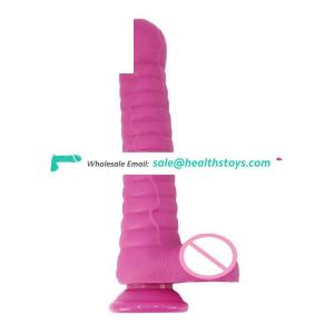 FAAK 28.5cm 11" 5.3cm large silicone dildo huge anal sex toys long butt plug round head shape pink sex products for male