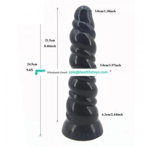 FAAK 9.6" Giant Artificial G-spot Realistic Dildo Silicone Strong Suction Cup Sex Toys Penis Realistic Big Dong For Woman Anal