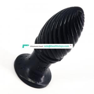 FAAK Adult Beginner Erotic Products Bombshell Ribbed Shaft Butt Plug Sex Toys Anal for Women's Pussy and Anal