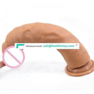 FAAK-G101 9.45 inches realistic double hardness penis dildos skin color faak silicone dildo sex toys dame sex toy faak dildo