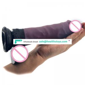 FAAK G104 Perfect Partner Unisex Strap Ons 8.46 Inch Ultra Realistic Dildo Sex Toys Silicone Flexible Dildo Toy Sex Adult
