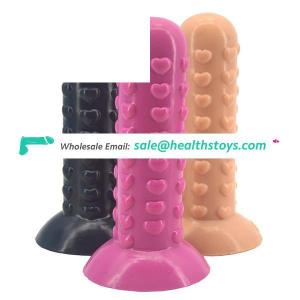 FAAK Simulated Twist Drill Silicone Anal Plug Anal Opener for Men with G-Spot Massage in the Backyard