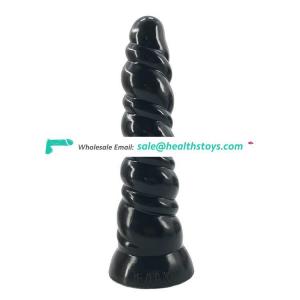 FAAK insertable length 21.5cm 8.5" 5.0cm giant silicone dildo twist butt plug black anal toys sex adult male for exciting sex