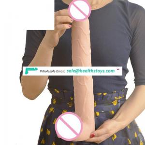 FAAK015 Medical Realistic Skin 15.5" Inch Dildo Erotic Sex Products,Fack Sex Dildo, Suction Cup Super Long Dildo For Women