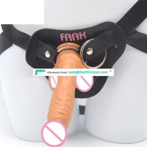 FAAX Sex Shop Adult Toy Wholesale Realistic Dildo Silicone With Real Leather Belt Sex Machine For Women Strap On Dildo