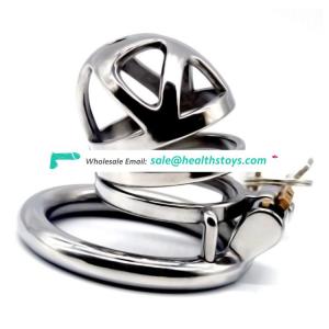 FRRK 5.4cm chastity cage  sex shop chastity lock penis in cage with keyholder Male chastity device metal cock cage