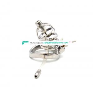 FRRK SM Cage 304 Stainless Steel Chastity Device Sex Toy Male Couples Restraint Ring Small Cock Cage Restraint Ring