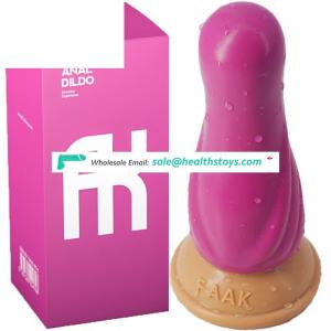 Faak juguetes sexuales unisex silica gel anal plug artificial penis huge realistic soft big silicone dildos sex toys for men