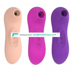 Factory Price Liquid Silicone Massage Suck Vibrator Sex Toy Women