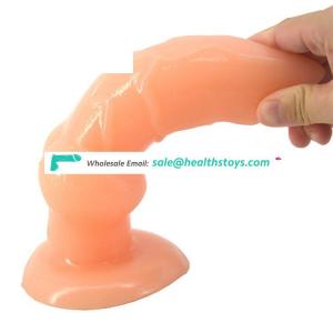 Factory Price Thrusting Sex Toy G-Spot Vagina vibrator Soft Premium PVC artificial penis realistic dildos wolf big size dildo