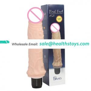 Factory hot sale vibrating dildo sex toy vacuum vibrator for female big with manufacturer price