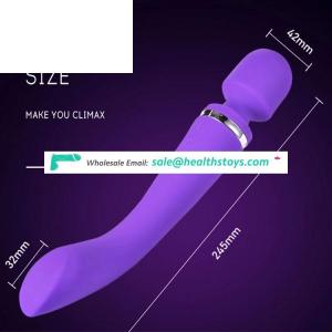 Hot Sell Amazon Waterproof Electric Dildo Vibrator Rabbit Magic Wand Woman Sex Toy