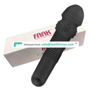 Innovative FAAK G302 Silicone Waterproof Multi-speed Vibrator Bumpy Strong Stimulate Vaginal G Spot Vibrator Dildo Vibrator