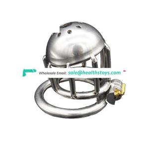 Male Chastity Device Metal Cock Cage Sex Toys For Man Penis Cage Chastity Belt