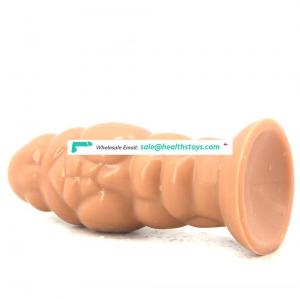 Medical silicone dildo big head muscle anal plug strong plug G point stimulation SM pleasure toy manufacturer masturbation toys