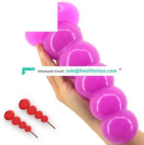 New Design for female Beads Anal Dildo Shape  Thrusting Adult Sex Toy G-Spot pussy Love Staying power vibrator masturbation