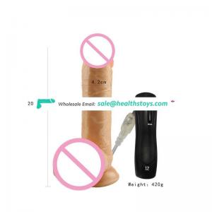 Skillful manufacture remote controlled dildo vibrator adult sex toy