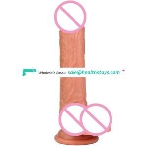Super Realistic Huge Medical Silicone Suction Cup Dildo With Sucker