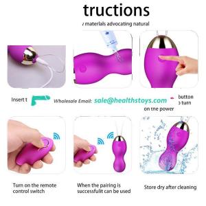 Wireless Remote USB G Spot Vibrating Egg Be Clitoris Stimulator Vibrators Adult Sex Toy for Women