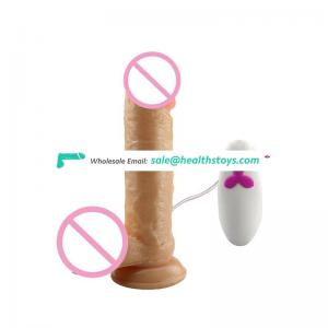 With quality warranty silicon realistic men real rotating big dildo